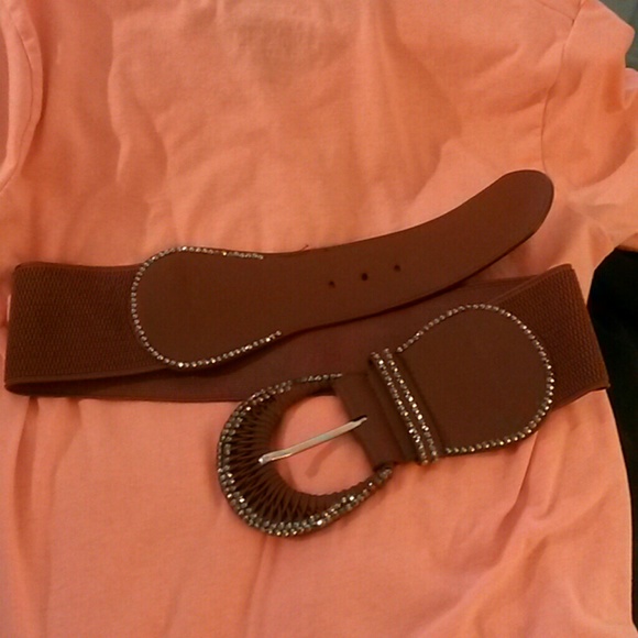 Brown waist belt