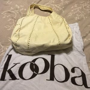 Authentic Kooba leather off white bag never worn.