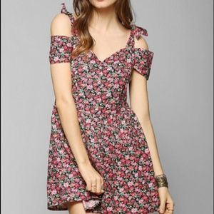 Band Of Gypsies Shoulder-Tie Fit & Flare Dress