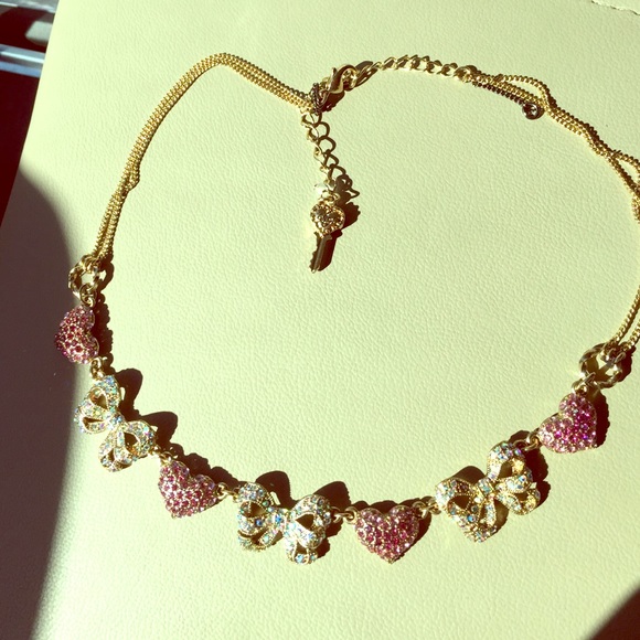 Betsy Johnson Bow Necklace