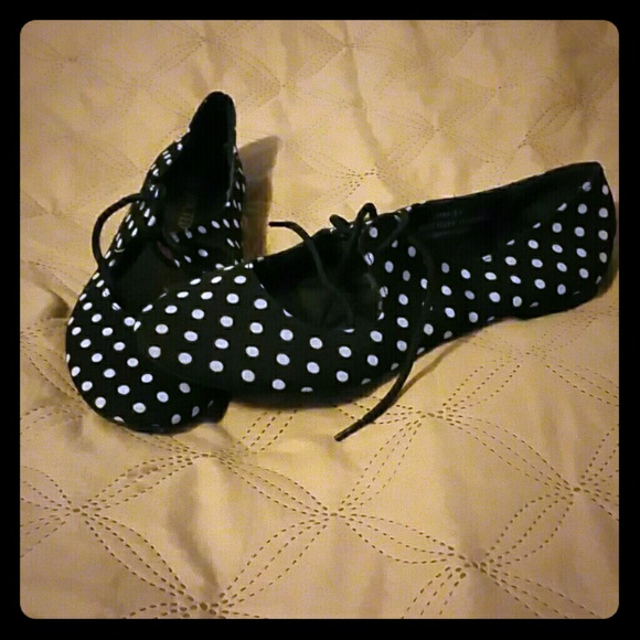 Polka Dot Flats