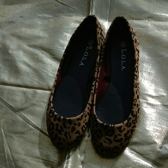 Leopard print flats - Picture 1 of 1