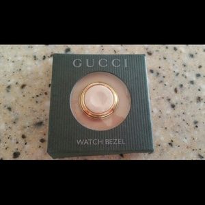 Authentic Gucci gold bezel