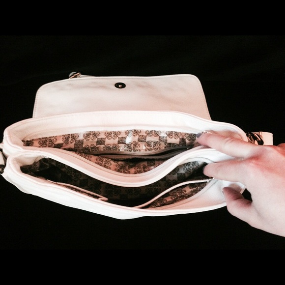 Studded White Purse - Picture 3 of 4