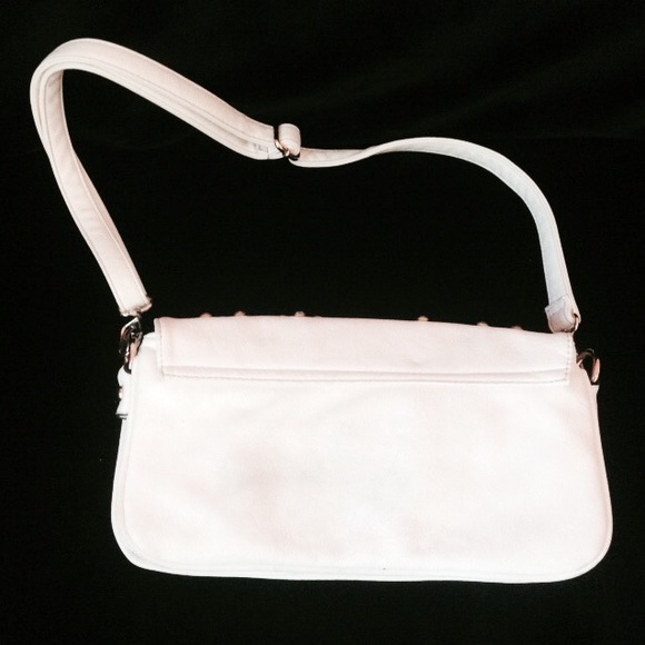 Studded White Purse - Picture 4 of 4