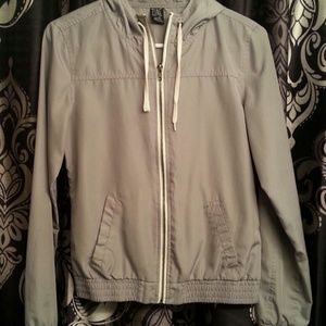 Zumiez Grey Zip Up Hoodie ZINE