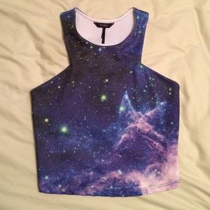 Galaxy printed tank