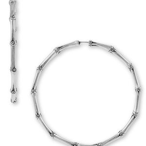 Authentic John Hardy sterling hoop earrings!