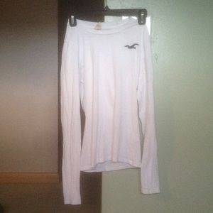 Long sleeved white shirt