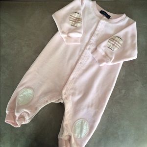 Burberry velvet one piece