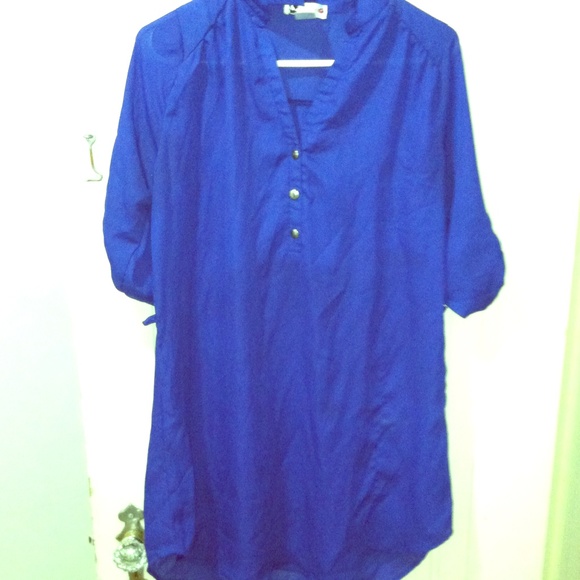 Royal Blue Shirtdress