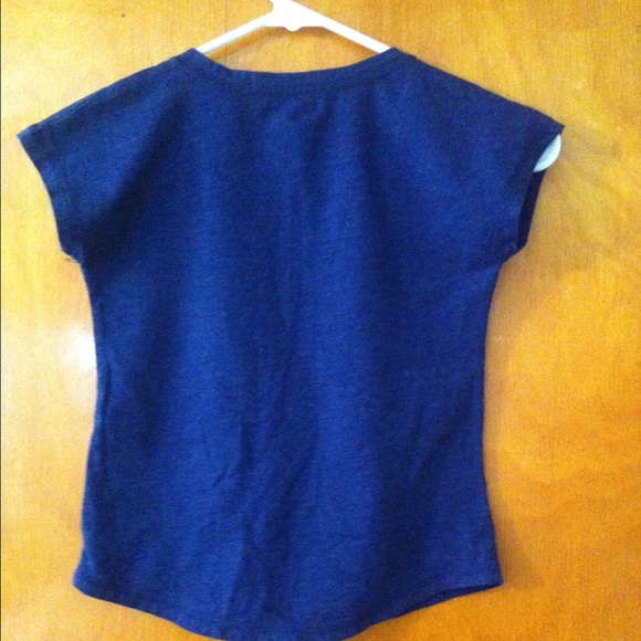 Girls Navy Blue True Love Decal Tee - Picture 3 of 3