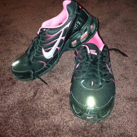 Black and Pink Nike sneakers