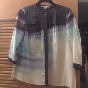 Diane Von Furstenberg silk top