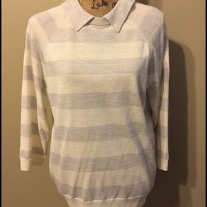 JCrew collared sweater