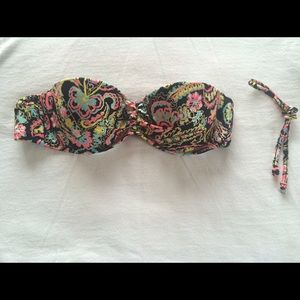 Victorias Secret Paisley bandeau swim top
