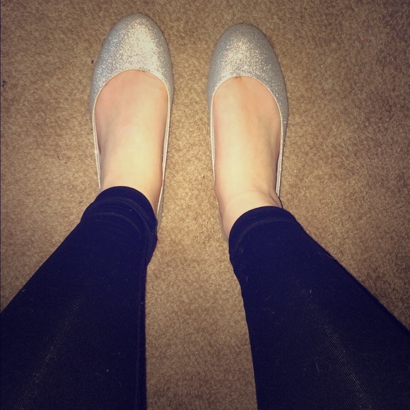 Sparkly flats