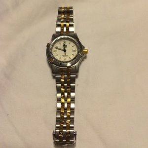 Authentic two tone tag heuer watch