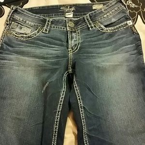 Silver jeans