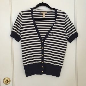 Short sleeved cardigan