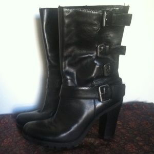Nine Weat calf boots