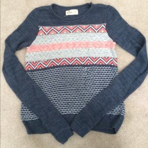 TRIBAL PRINT KNIT SWEATER