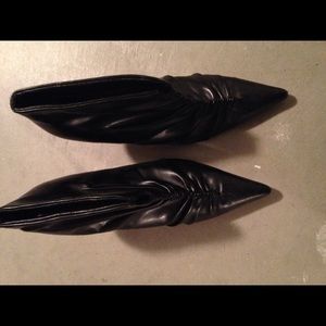 Black heeled ankle boots