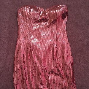 Pink sparkly dress