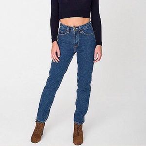Dark Wash High-Waist Jean