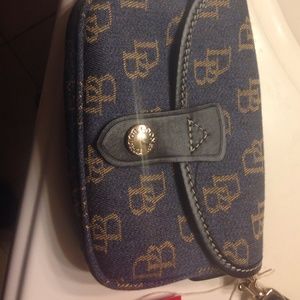 Dooney and Bourke small denim wristlet