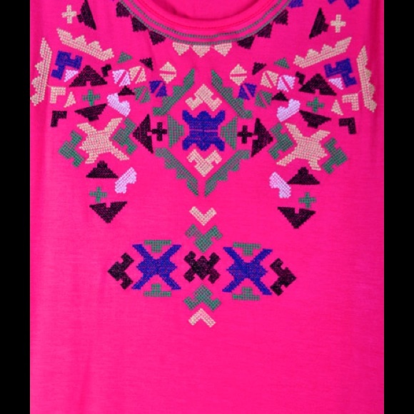 Fuchsia High Low Summer Dress - Picture 3 of 4