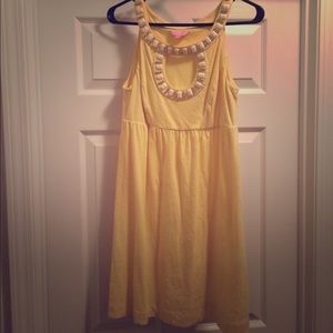 Yellow Lilly Pulitzer dress