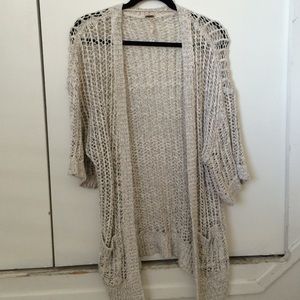 Free People Large Knit Cardigan