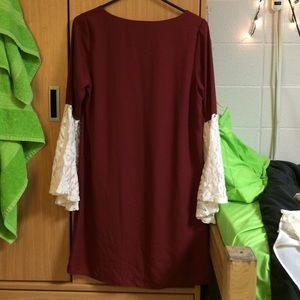 Maroon Dress
