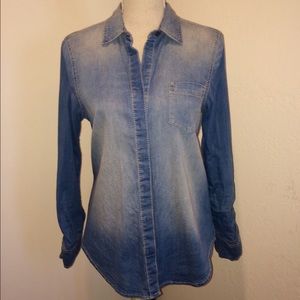BCBGmaxazaria light denim shirt