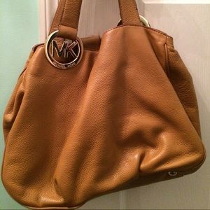 Michael Kors Light Brown Fulton Large East West