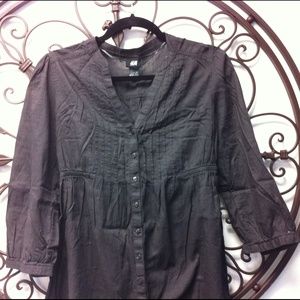 📢 5 for $20 Charcoal grey  3/4 sleeves tunic