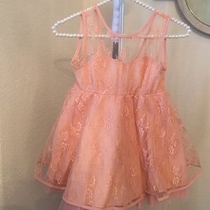 Peach dress