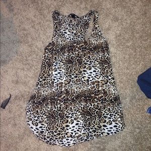 Victoria secret leopard tank top