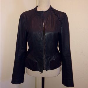 BCBGMaxazria soft genuine leather jacket