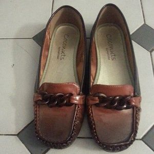 Brown and Black Flats