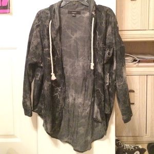 grunge oversized button up