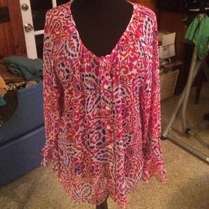 NWT QVC Linea shear top!