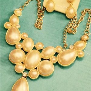 Gold Statement Necklace Set