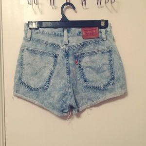 Levi Strauss & Co High Waisted Shorts