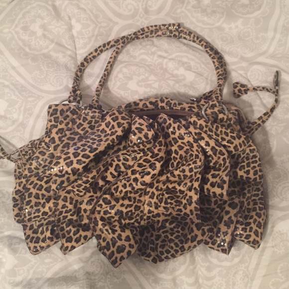 Jimmy Choo Leopard/Cheetah print  handbag/purse