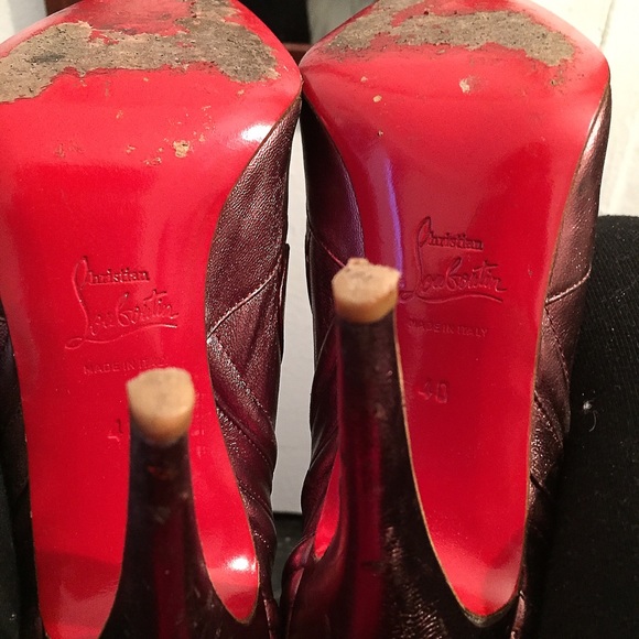 Pink Metallic Booties - Picture 3 of 4