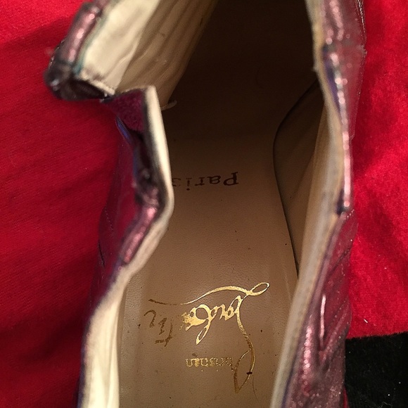 Pink Metallic Booties - Picture 4 of 4