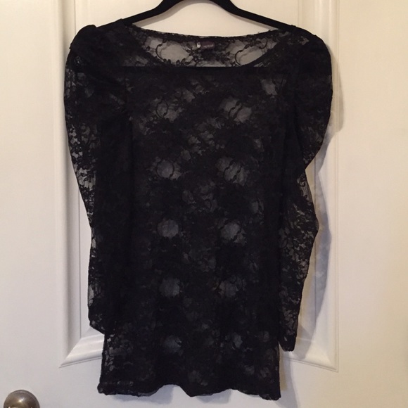 Urban Outfitters sparkle + fade lace shoulder