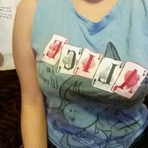 Crop Top Alice In Wonderland Shirt